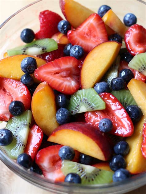 Fruit Salad With Honey Lime Dressing Recipe Summer Salads With