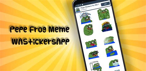 Pepe Frog Meme Wastickersapp Latest Version For Android Download Apk