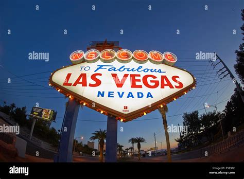 The Welcome To Fabulous Las Vegas Sign And Tourist Landmark Funded In