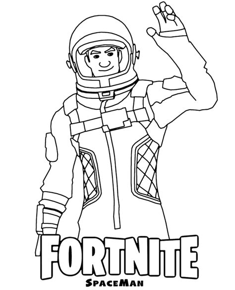 Fortnite coloring pages fishstick was created by combining each of gallery on kids fun, kids fun is match and guidelines that suggested for you, for enthusiasm the exactly aspect of fortnite coloring pages fishstick was 1920x1080 pixels. High-quality SpaceMan coloring page Fortnite