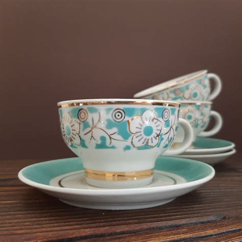 Vintage Espresso Cup Porcelain Coffee Cup Set Of Small Tea Etsy