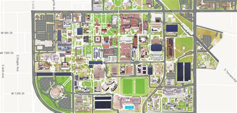 Arizona State University Campus Map Virgin Islands Map