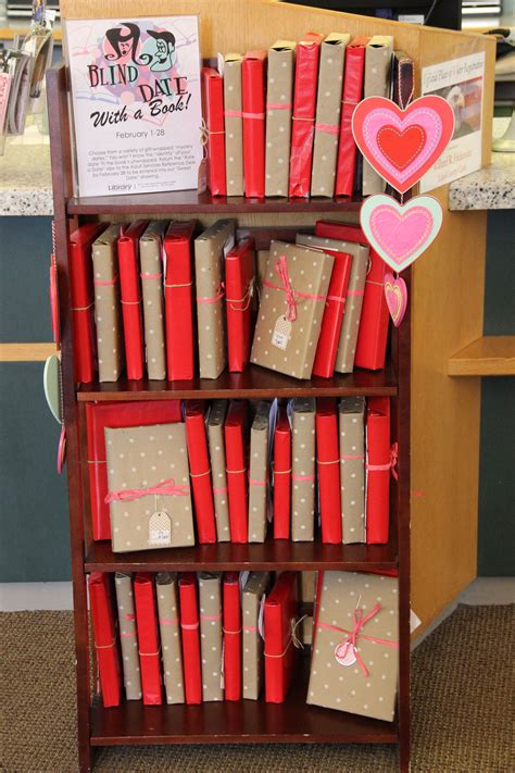 Blind Date With A Book Display Library Book Displays School Library