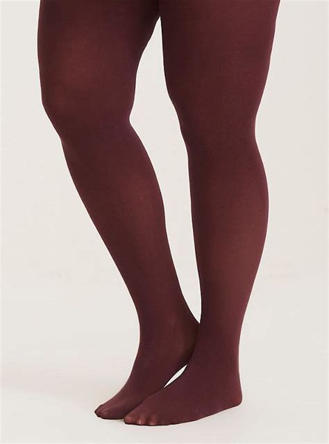 Microfiber Tights Tryapp Tights Red Tights Plus Size Tights