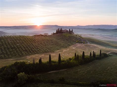 Matteo Colombo Photography Famous Belvedere Mansion Tuscany Italy