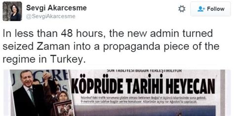 Zaman Newspaper Seized Turkish Daily Now Pro Government BBC News