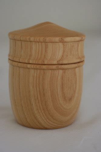 Ash Wood Hand Turned Box
