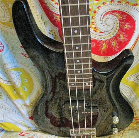 Lyon Series 4 Bass Guitar By Washburn Black Reverb