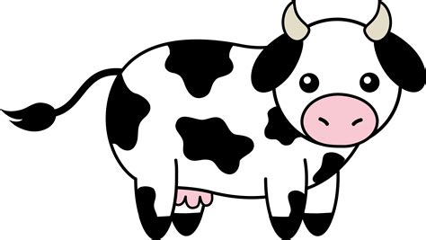 Cow Clipart Dairy Cow Png Download Full Size Clipart