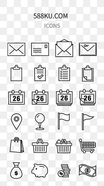 Commonly Used Icon Templates Psd Design For Free Download Pngtree