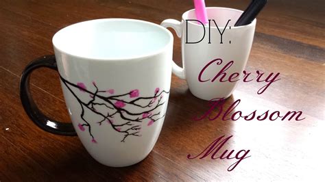 Diy T Idea Cherry Blossom Mug Youtube