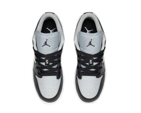 Black then dresses overlays as well as the. Air Jordan 1 Low GS Black Light Smoke Grey White ...