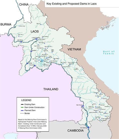 Laos International Rivers