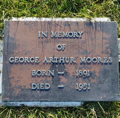 George Arthur Moores Find A Grave Memorial