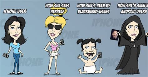 เมื่อผู้ใช้ Iphone Vs Android Vs Blackberry อะไรจะเกิดขึ้น