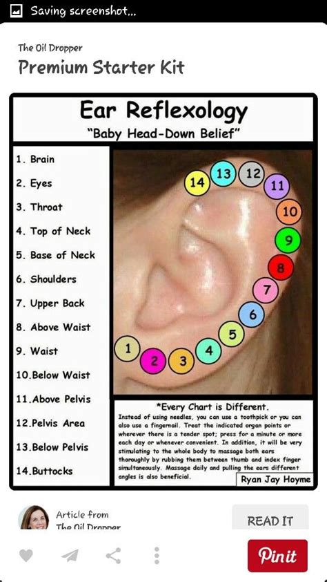 Pressure Points Ear Reflexology Reflexology Reflexology Massage