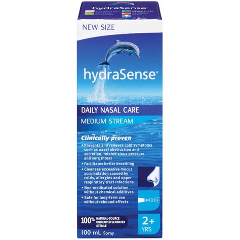 Trust the #1 baby nasal aspirator brand to effectively and gently clear your baby's tiny nose. Daily Nasal Care, Medium Stream Hydrasense 100 mL delivery ...