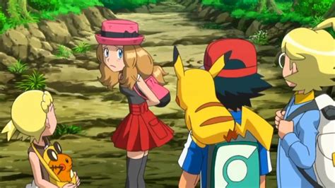 Pokémon Xy Serena Little Bit Angry When Ash Cannot Remember Her 😅