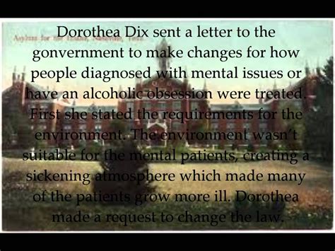 Dorothea Lynde Dix Mental Illness And Disabled Reform And Asylum