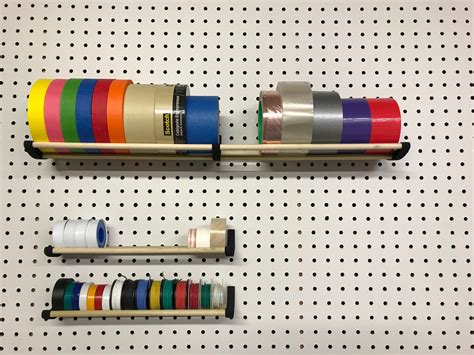 Tape Roll Spool Organizer For Pegboard Etsy
