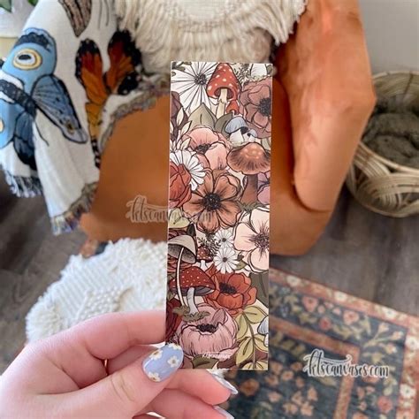 Forest Floral Double Sided Bookmark Floral Sets Floral Book Lovers Ts