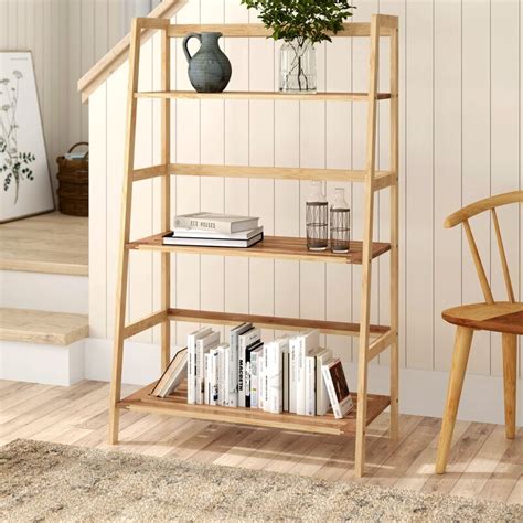 Brambly Cottage Auer Bamboo Freestanding Bookcase And Reviews Uk