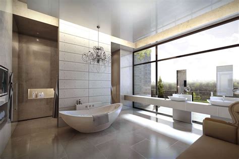 Luxury Modern Bathrooms Decorating Image To U