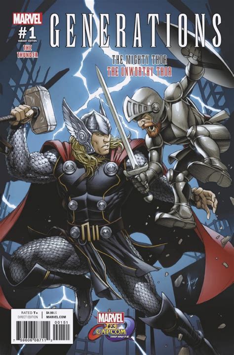 Generations The Unworthy Thor And The Mighty Thor 1 Marvel Vs Capcom