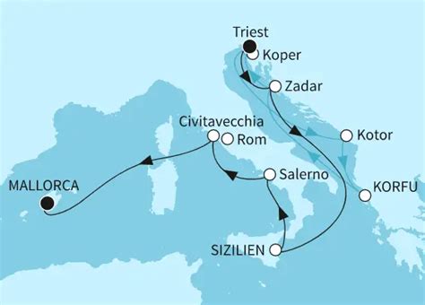 Mein Schiff Westliches Mittelmeer Kreuzfahrt Routen Angebote Kreuzfahrt Org