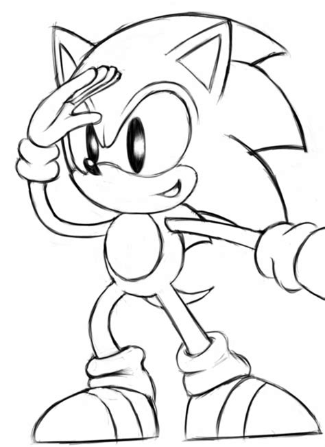 28 Classic Sonic Coloring Pages Pictures Annewhitfield