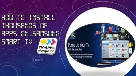 Go back to the smart hub. How to Install 1000s Apps On Your Samsung Smart TV ...