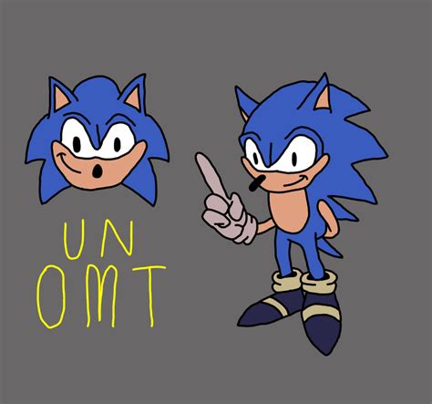 I Traced Sonicomt Redesign Art And Turned Him Into Normal Sonic Fandom
