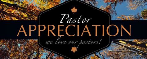 Pastor Appreciation Month — The Pastors Soul
