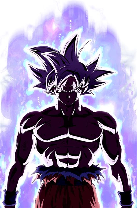 Goku Mastered Ultra Instinct Render By Maxiuchiha On Deviantart
