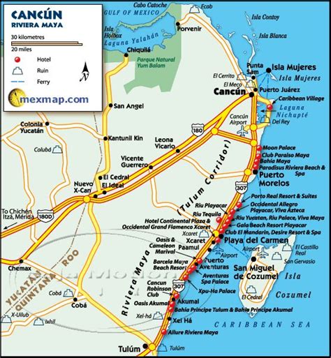 Map Of Cancun Mexico Mexico Go To The Official Mexico Tourism
