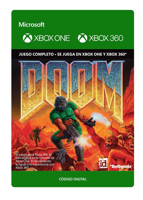 Los juegos aparecen los días 1 y 16 de cada mes. Xbox 360 - Doom - Juego Completo Descargable