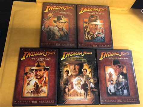 Indiana Jones Set Of Movies Dvd Please Read Ebay