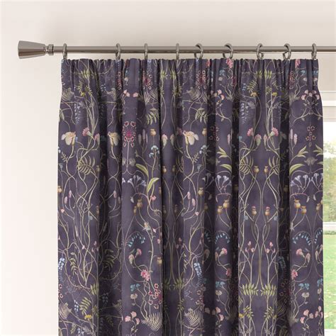 Angel Strawbridge Chateau Fully Lined Tape Pencil Pleat Readymade Curtains The Wild Flower Garden
