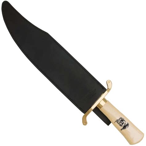 Gil Hibben Expendables Bowie Knife With Leather Sheath Mrknife