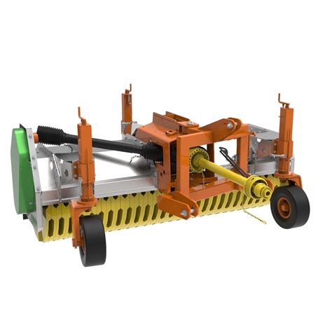Tractor Mounted Sweeper Turbo Series Holaras Hoopman Machines Bv