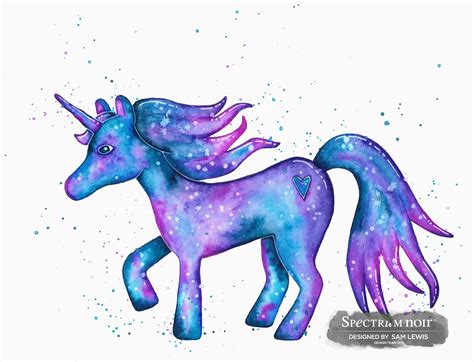 The Crippled Crafter Watercolour Unicorn Aqua Markers By Spectrum Noir