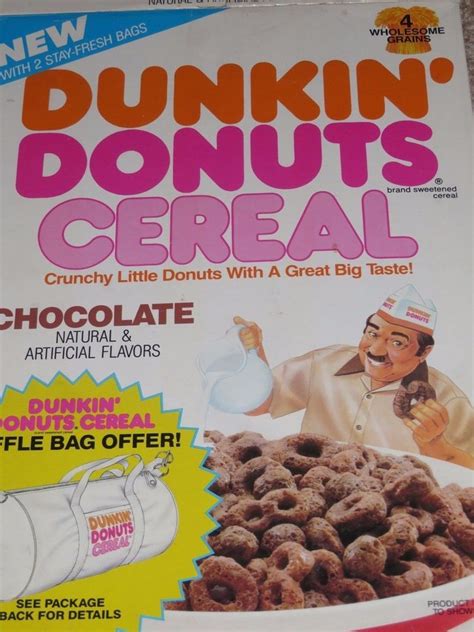 Dunkin Donuts Cereal From Dunkin Donuts To Urkel Forgotten And Weird