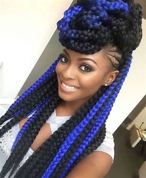 13 Unique Blue Box Braids To Consider For 2024 Hairstylecamp