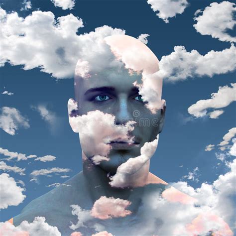 Head In Clouds Stock Illustration Illustration Of Mental 18535042