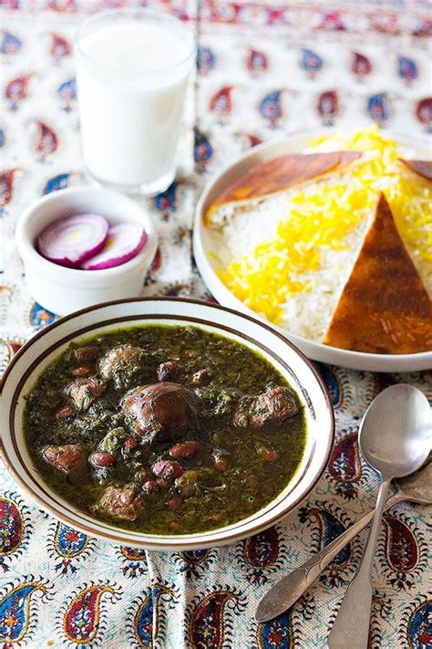 ghormeh sabzi persian herb stew unicorns in the kitchen