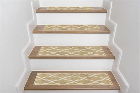 Non Slip Carpet Stair Treads Pack Of 13 Stair Treads Beige Stair