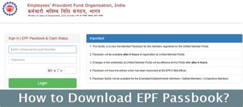 Epf Passbook Login Download Balance Check Fincash 2023