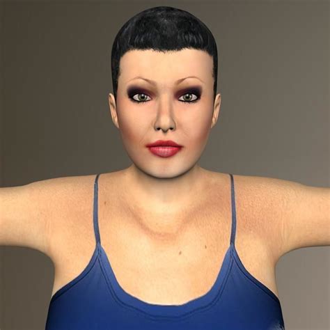 D Asset Low Poly Rigged Woman Cgtrader 19760 Hot Sex Picture
