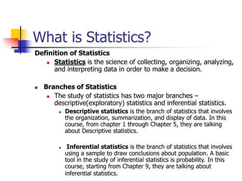 However, you calculate the df for an. PPT - What is Statistics? PowerPoint Presentation, free ...