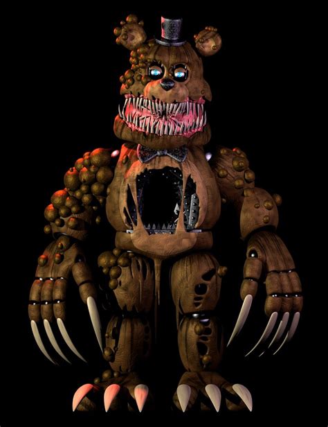 Twisted Freddy Dark Art Drawings Fnaf Drawings Drawing Images Fnaf